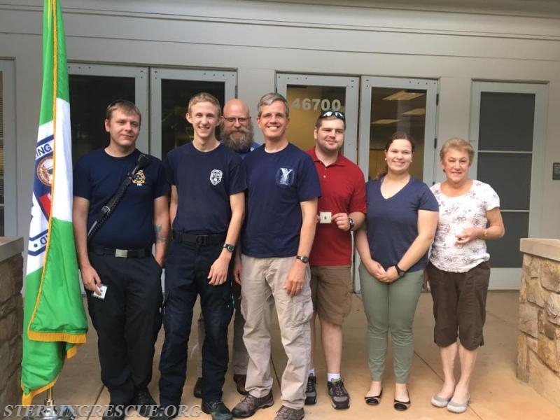 Group of EMS and family members